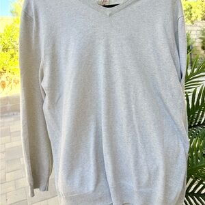 Article Light Gray V-Neck Men's Sweater